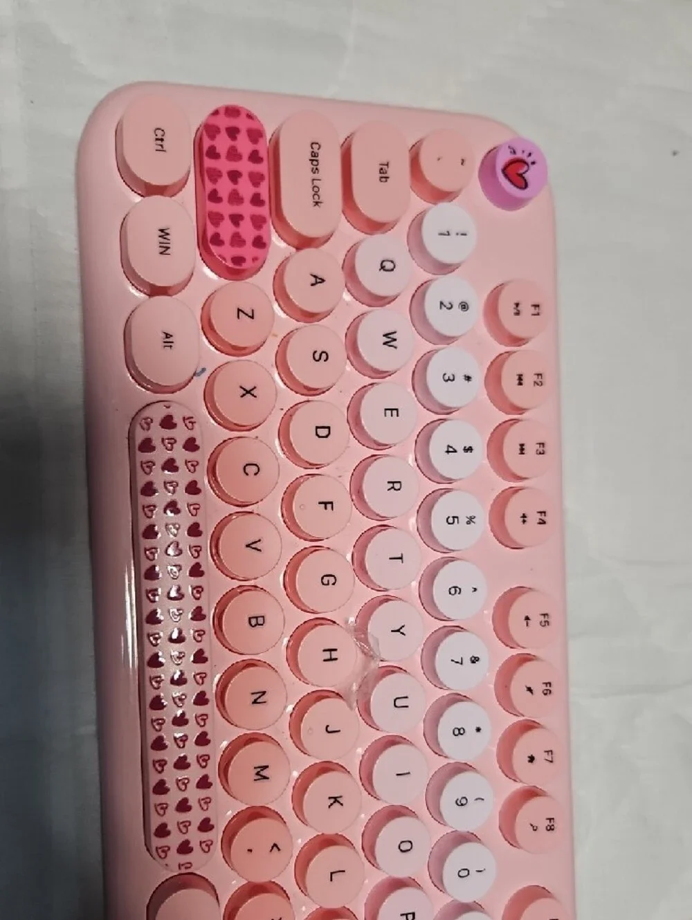 Lovely Pink Wireless Keyboard And Mouse by FOREVY